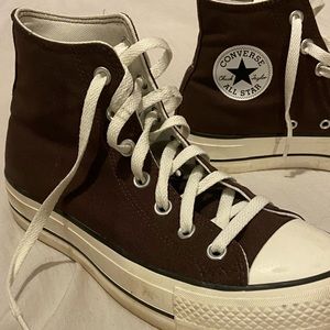 Brown Platform Converse